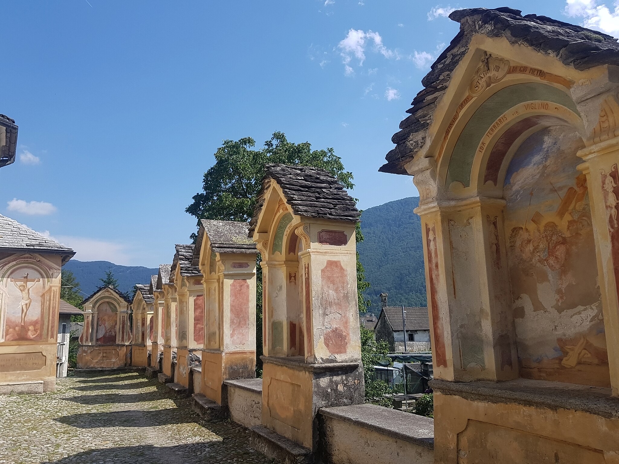 Stations of the Cross in Piedmont, Italy