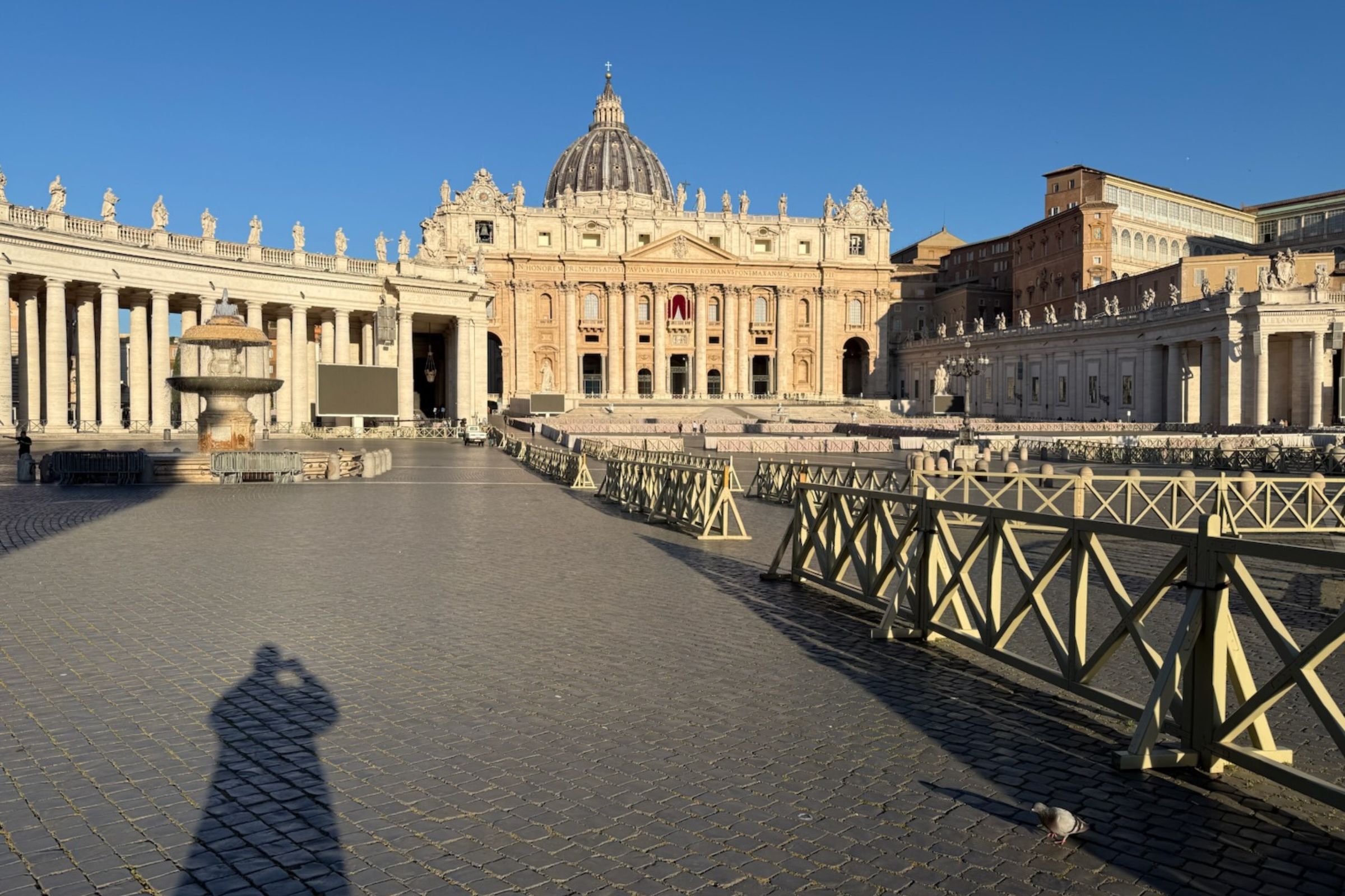 St. Peter’s Basilica in the early morning light
