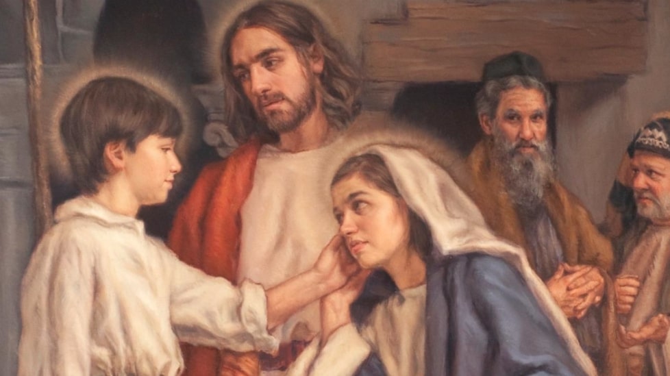 Finding Jesus in the Temple by Sofia Novelli, private collection