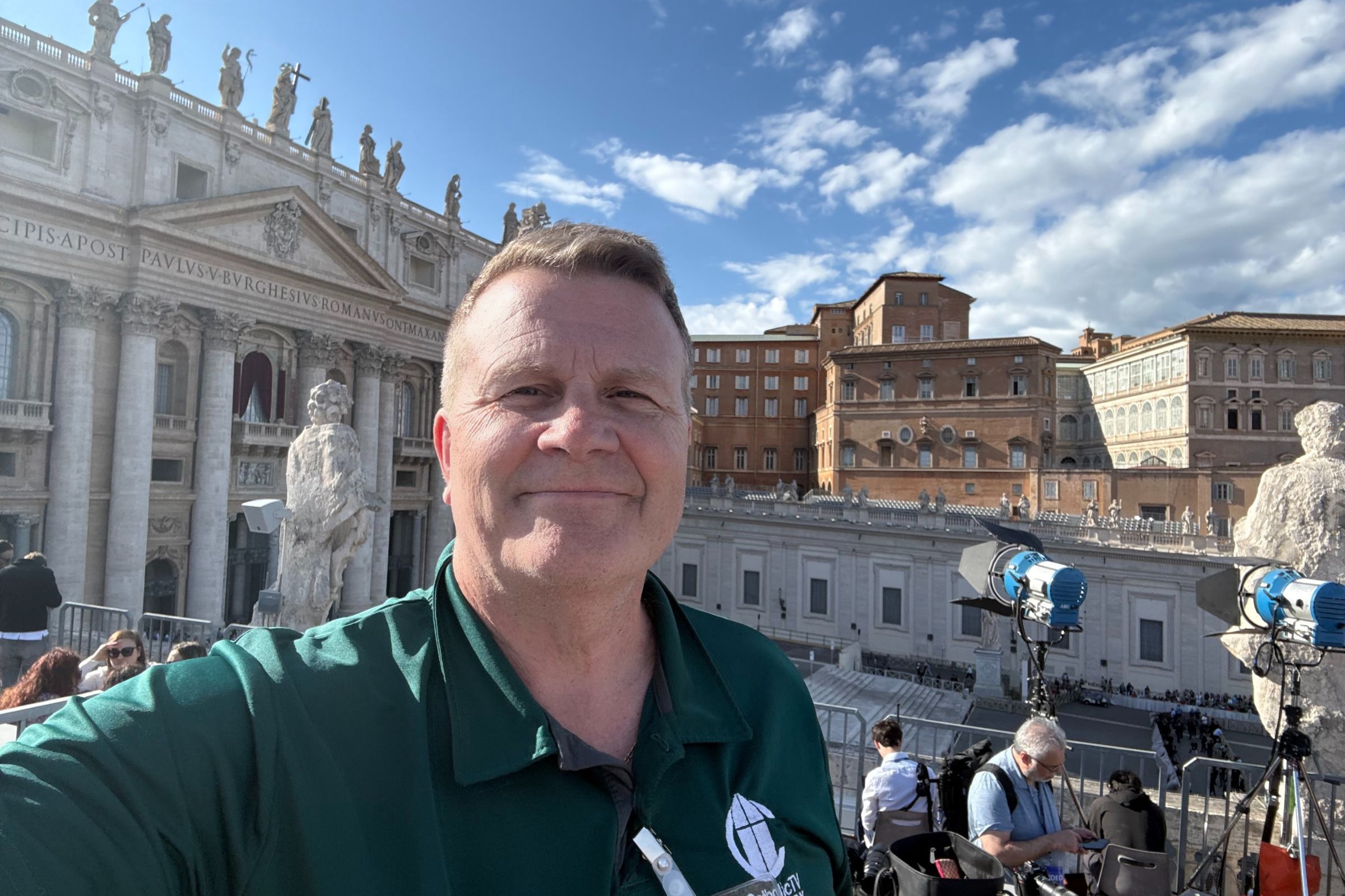 Jay Fadden at St. Peter's Basilica