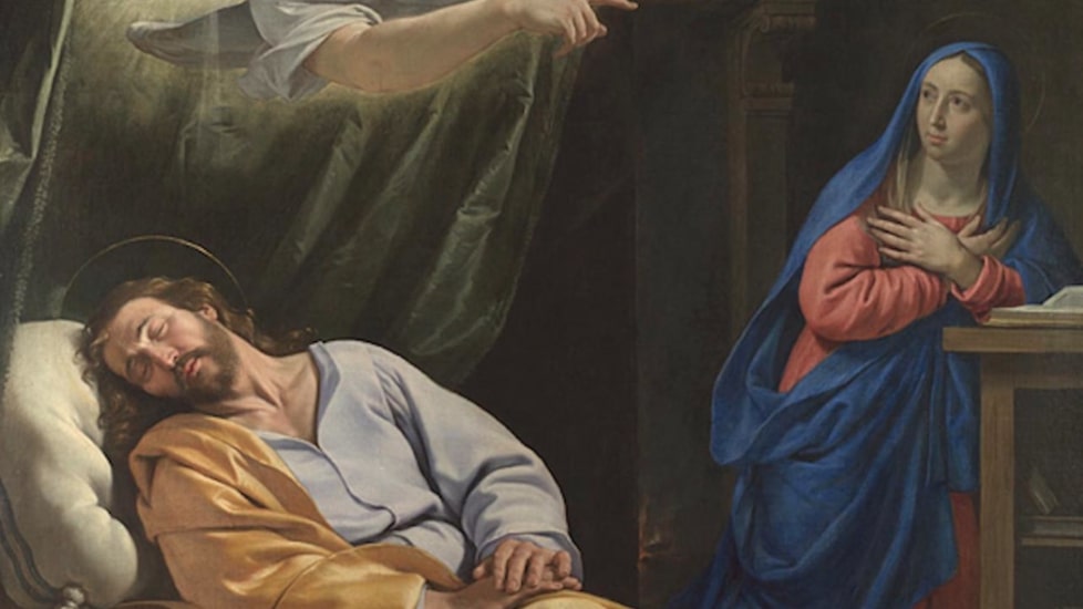 The Dream of Saint Joseph by Philippe de Champaigne, 1642–3, The National Gallery, London, UK